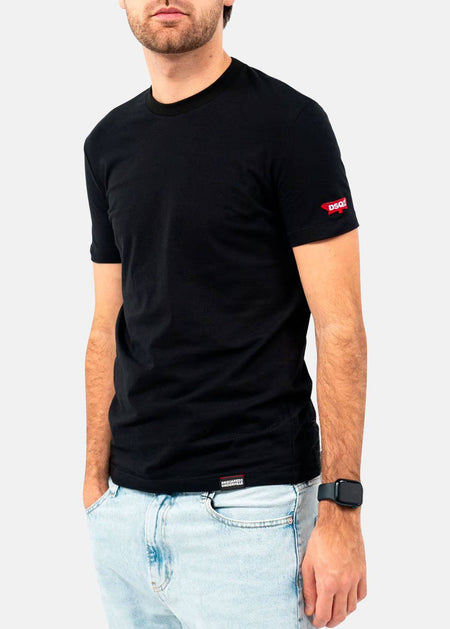 T-shirt Giro collo Uomo DpM2049 Dsquared2 evabiancheria