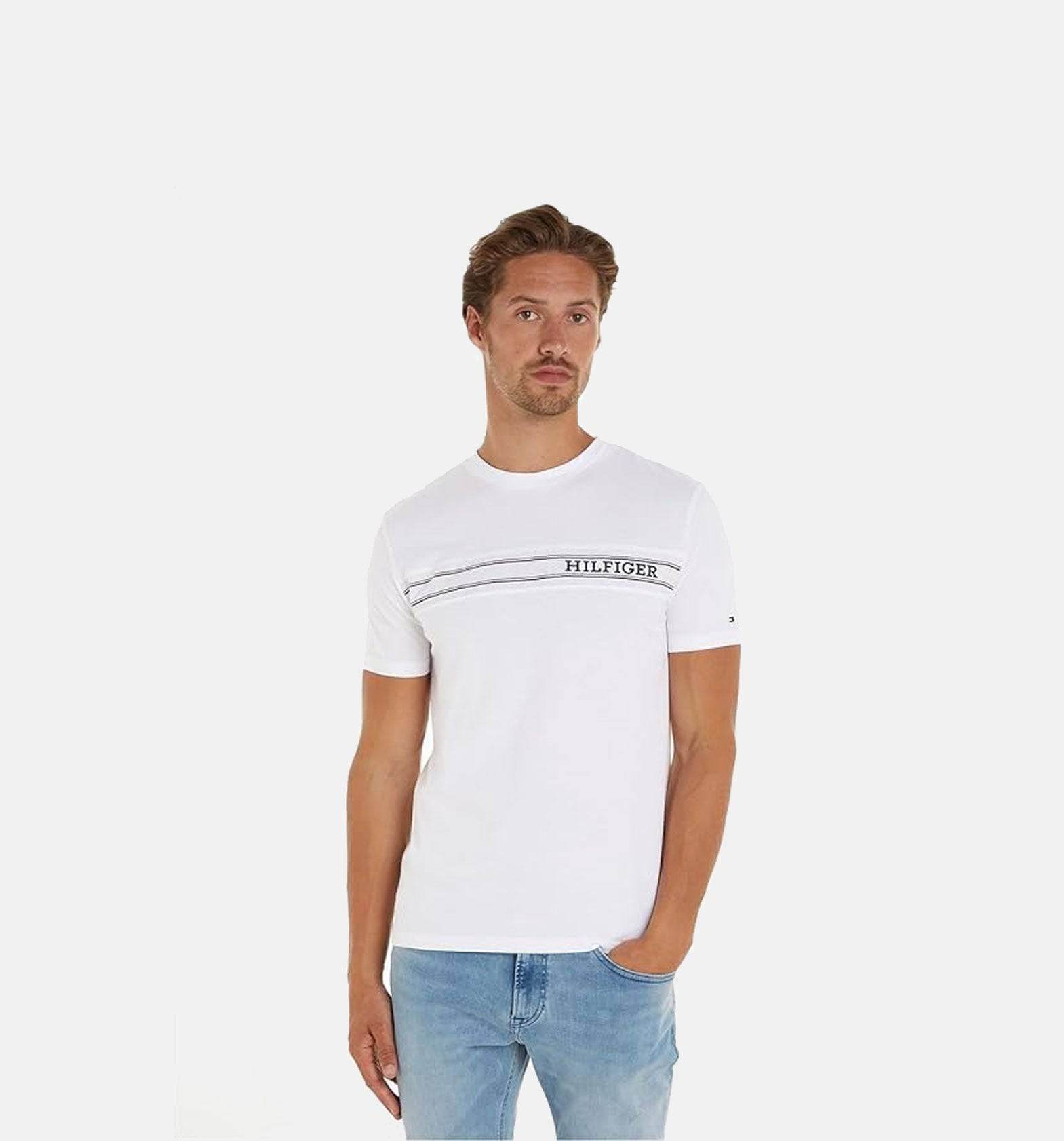 T-shirt Giro collo Uomo UM03196 Tommy Hilfiger - evabiancheria