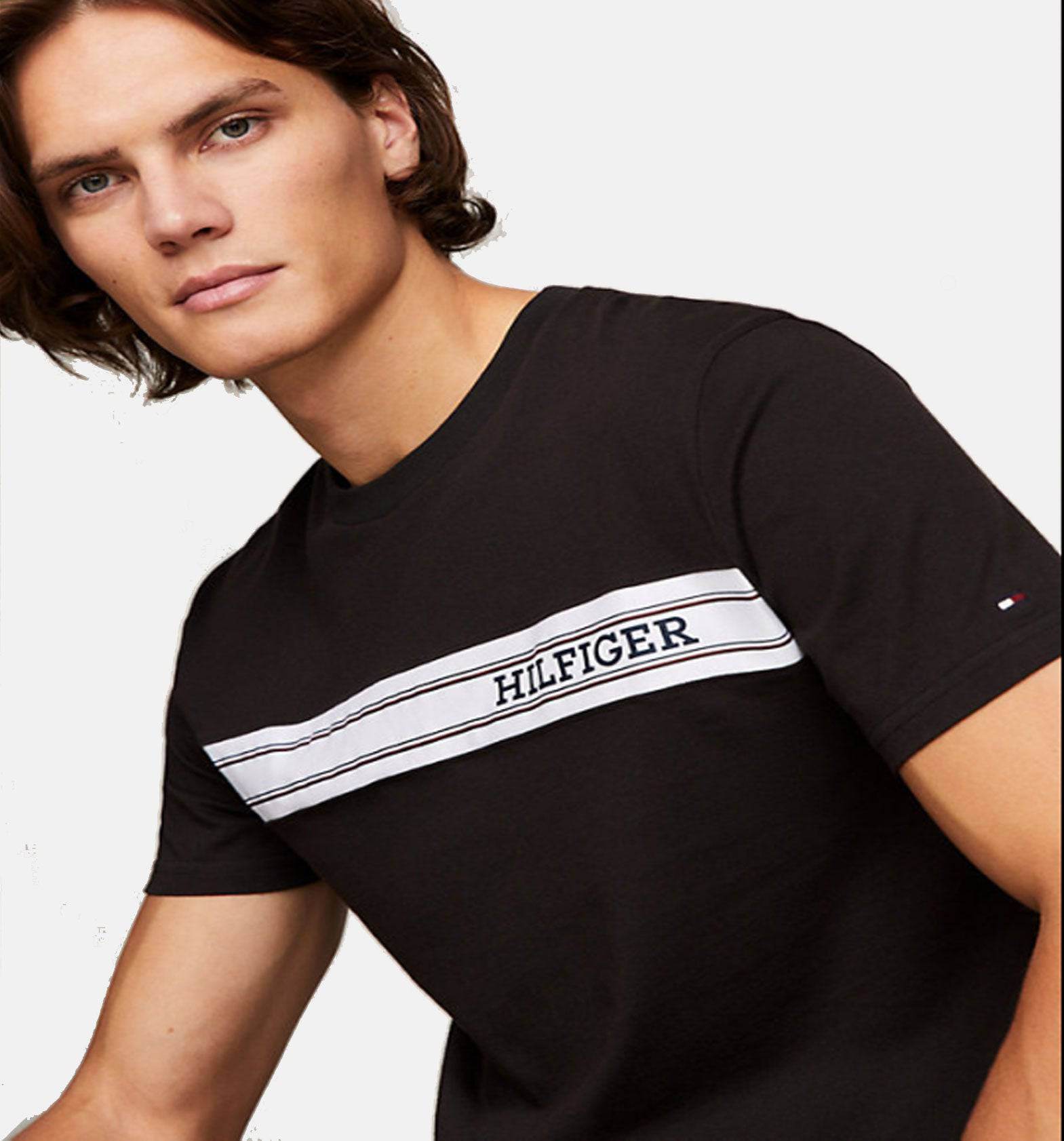 T-shirt Giro collo Uomo UM03196 Tommy Hilfiger - evabiancheria