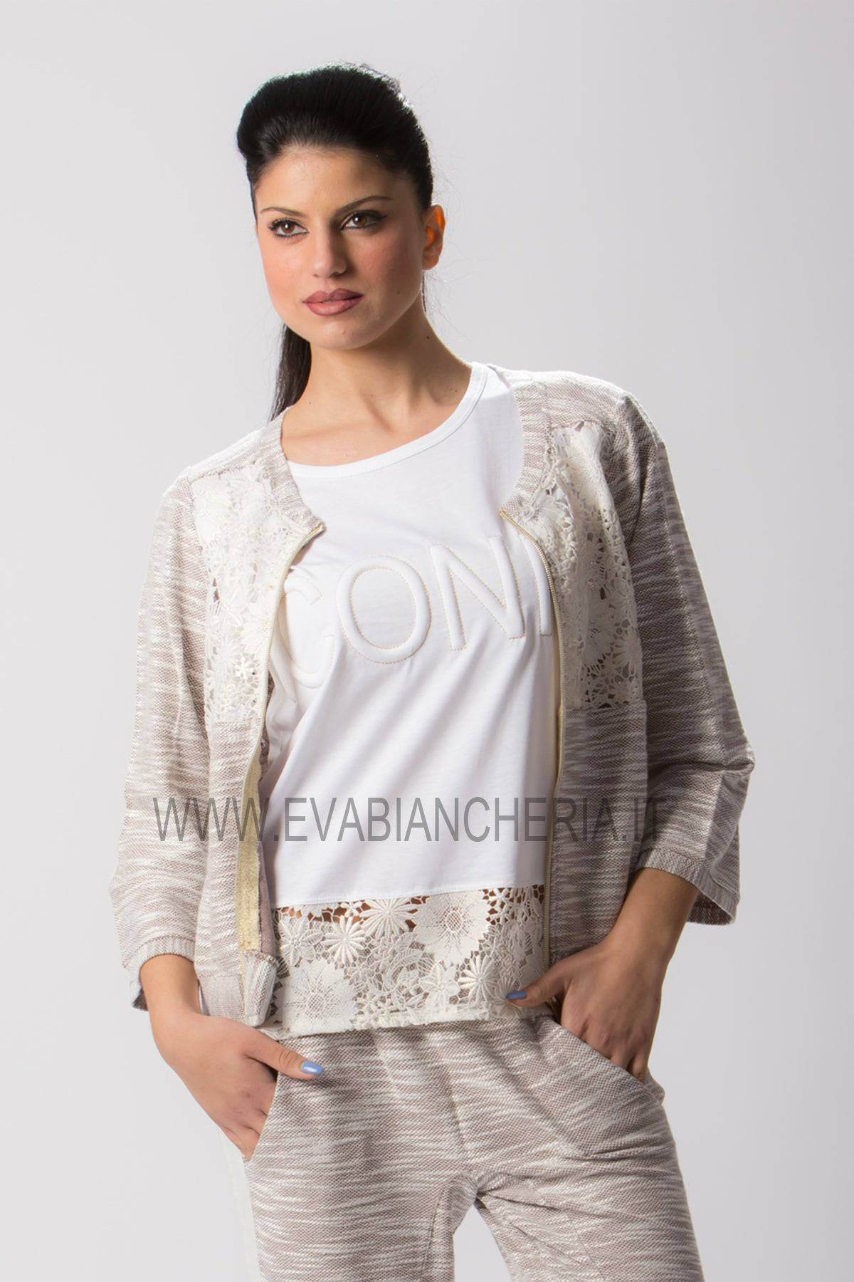 T-shirt Manica corta Donna AVOLA 9854 Pepita - evabiancheria