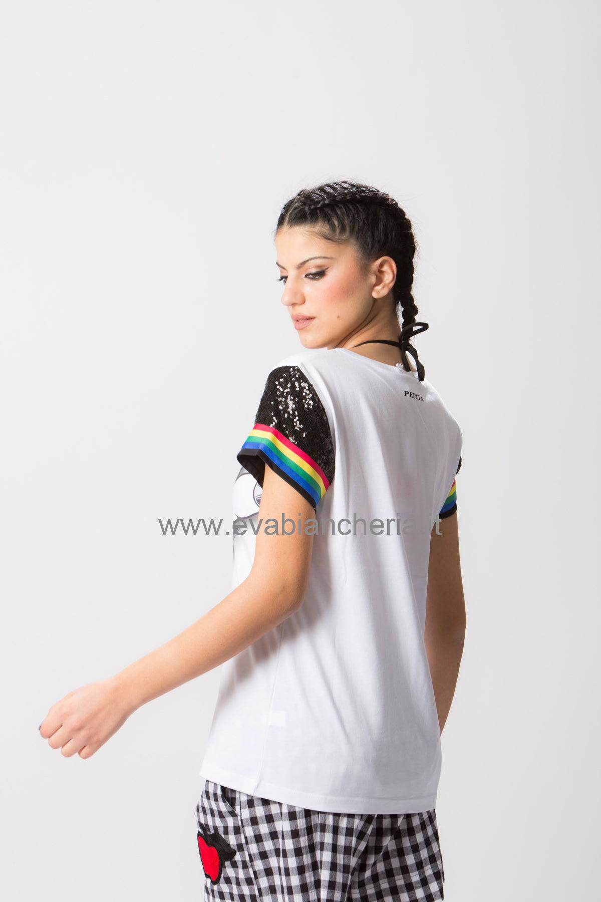 T-shirt Manica corta Donna WONDER WOMAN 9880 Pepita - evabiancheria