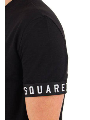 DSQUARED2 T-Shirt Uomo Manica Corta - Modello D9M3S5400, Colore Nero, Vestibilità Dritta, Cotone, Capo Basic Di Lusso