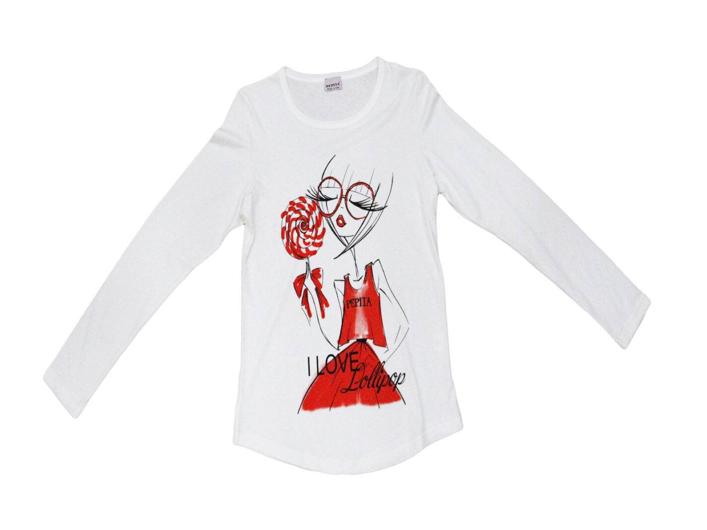 T-shirt Manica lunga Donna 8761 Pepita - evabiancheria