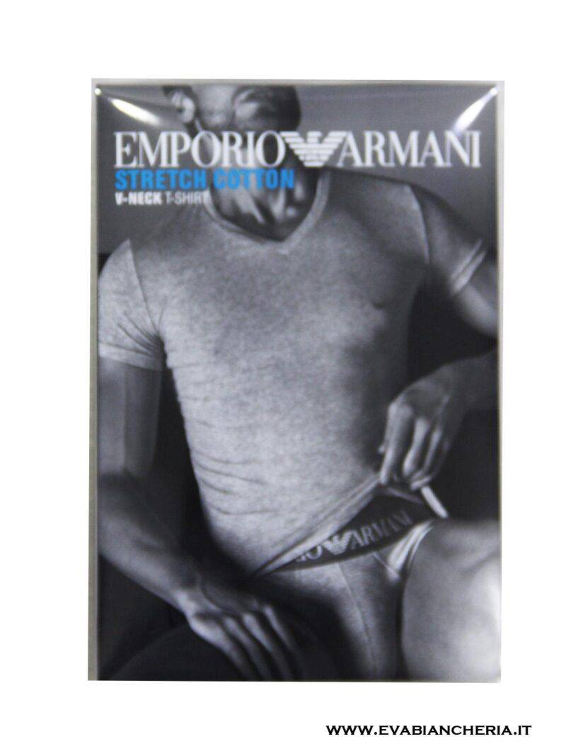 T-shirt Uomo CC729 110810 Grigio Emporio Armani evabiancheria