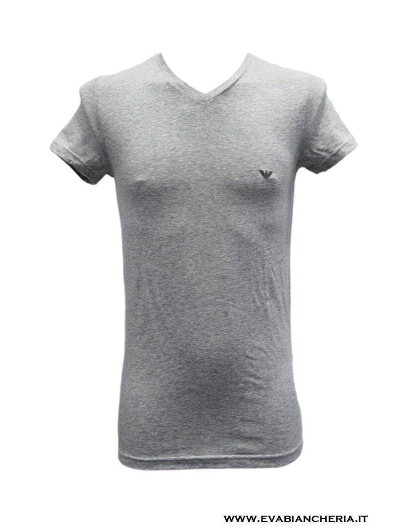 T-shirt Uomo CC729 110810 Grigio Emporio Armani - evabiancheria