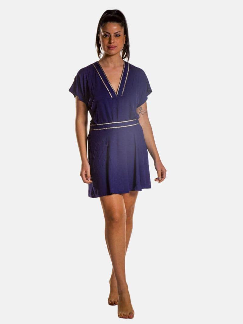 T-shirt maxi t-shirt Donna LA BELLE A BORD ESB4075 ANTIGEL - evabiancheria