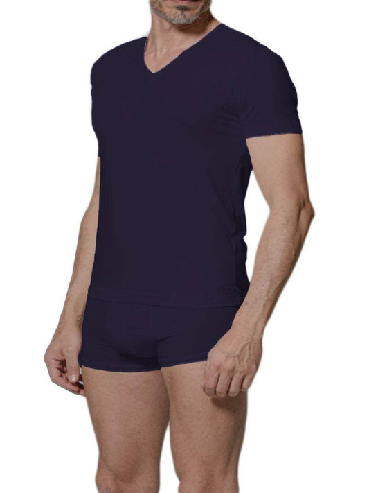 T-shirt scollo V Uomo IGDIR JNM118 Julipet - evabiancheria