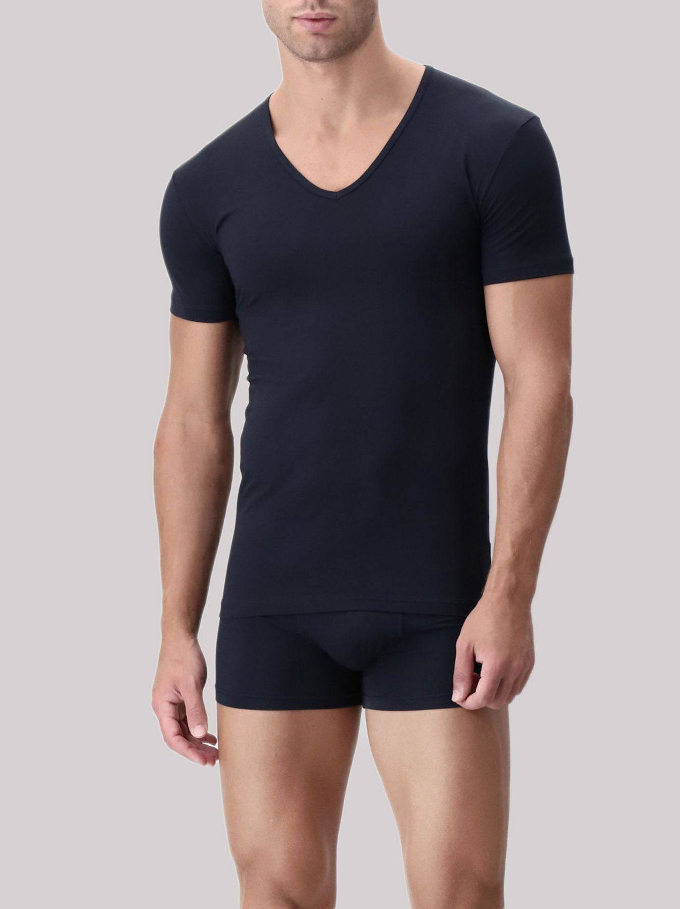 T-shirt scollo V Uomo VPRT00307 Perofil - evabiancheria