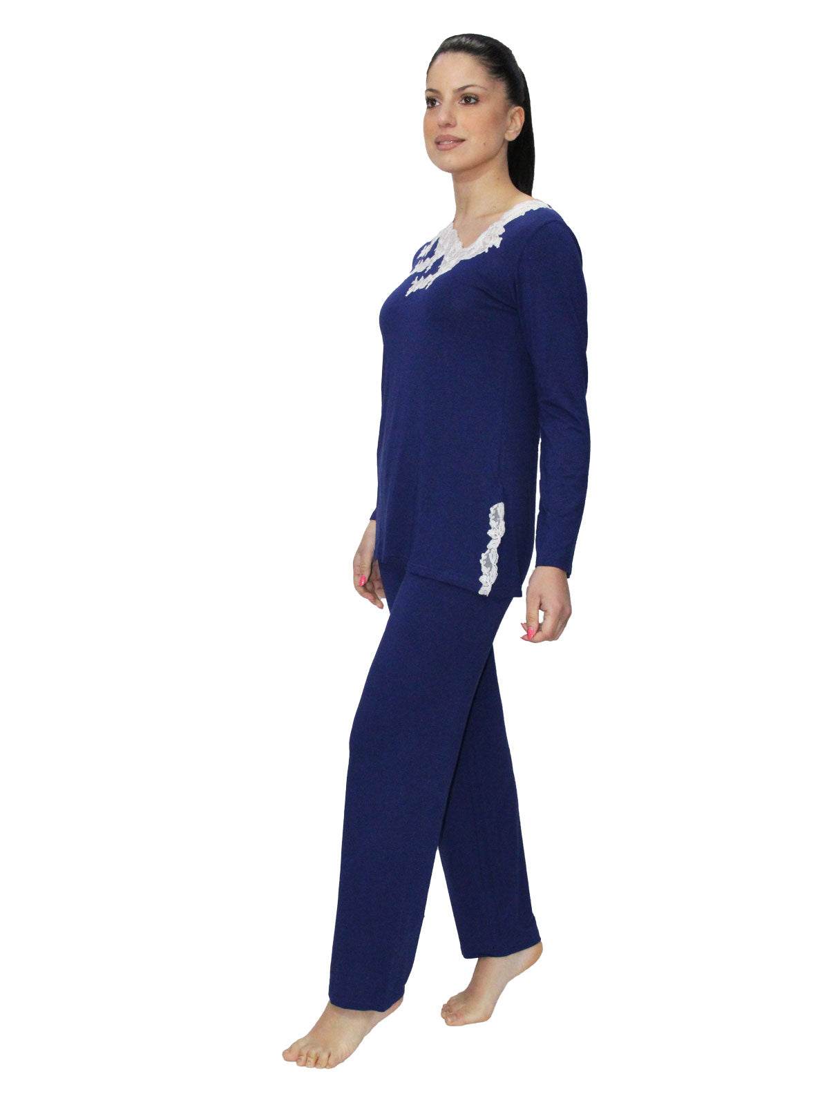 Pigiama Giro collo Donna 6552 Clara Rossi Firenze - evabiancheria