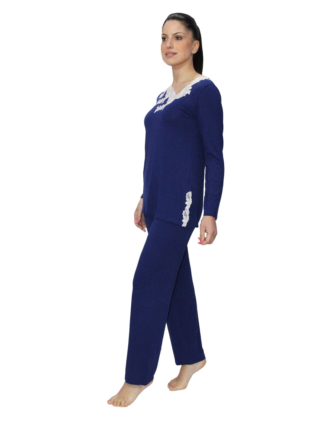 Pigiama Giro collo Donna 6552 Clara Rossi Firenze