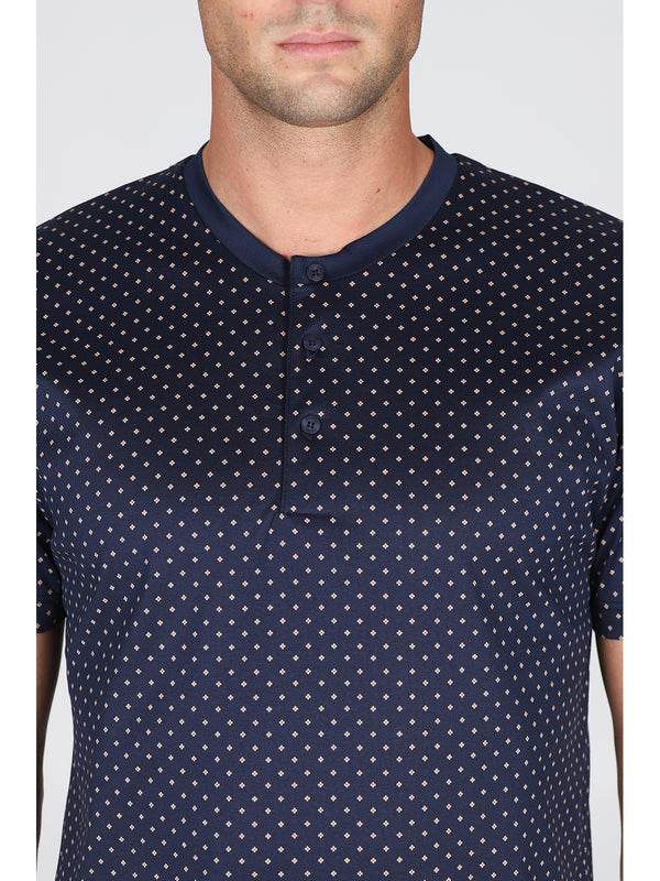 Pigiama corto Uomo Sappada Jac214 Cravatta Julipet - evabiancheria