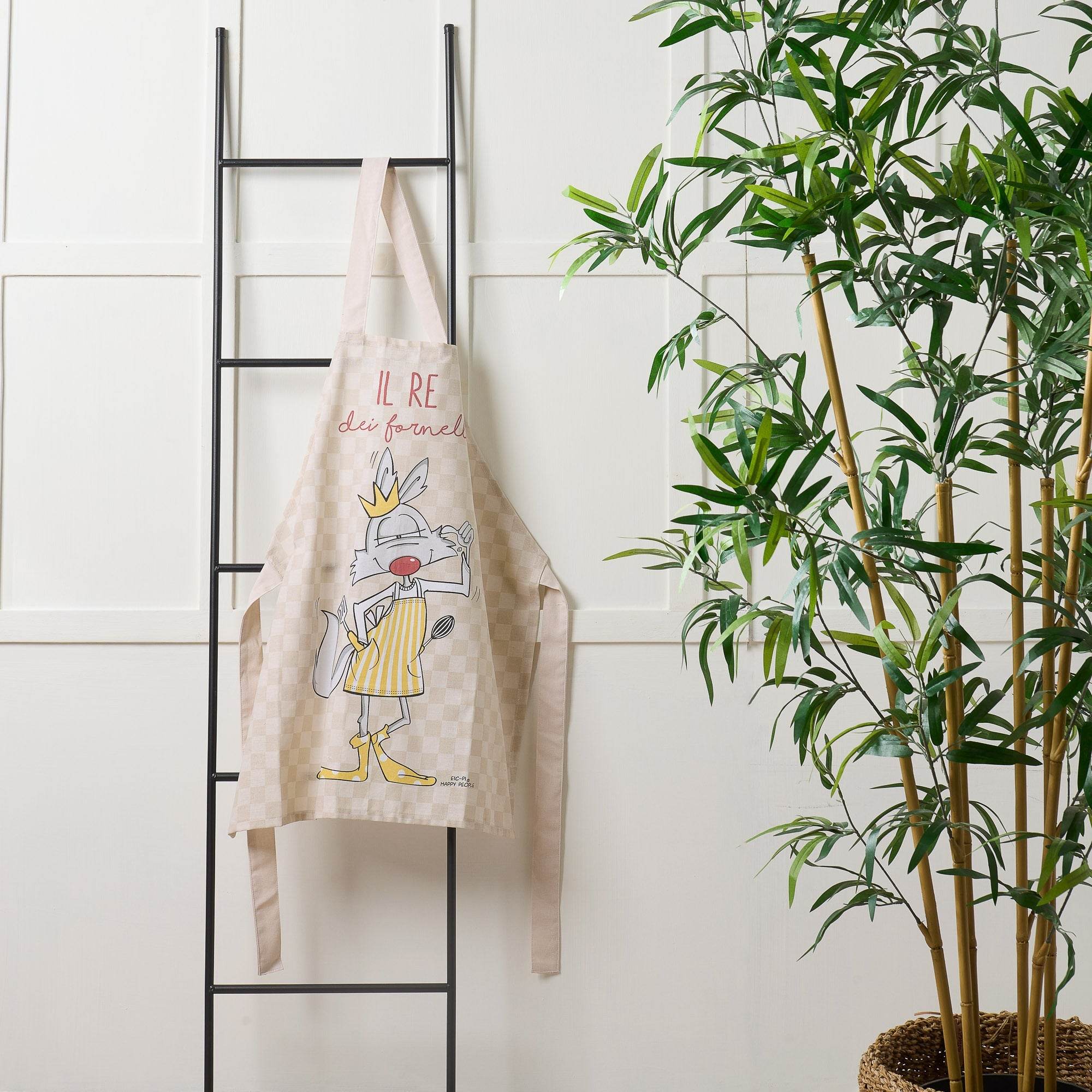 Grembiule Stampato Biancheria Grembiule HP Re Happy People - evabiancheria