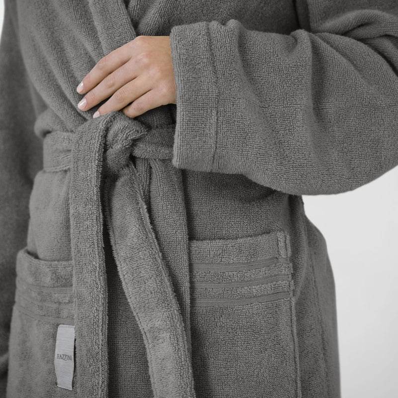 Accappatoio con cappuccio Biancheria Coccola Acc Fazzini - evabiancheria