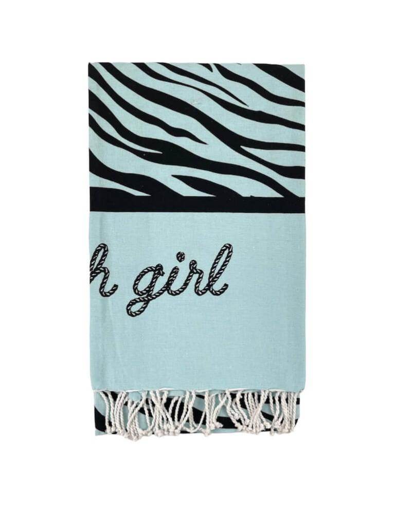 Telo Mare Stampato Unisex Zebra telo mare Lovely Beach - evabiancheria