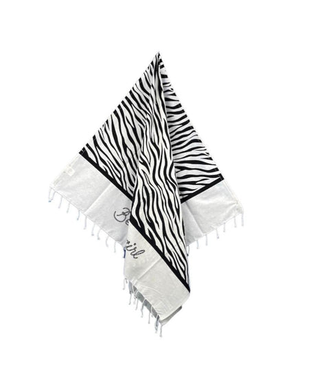 Telo Mare Stampato Unisex Zebra telo mare Lovely Beach evabiancheria