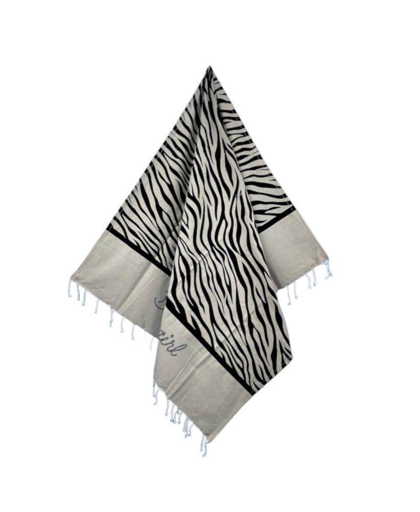 Telo Mare Stampato Unisex Zebra telo mare Lovely Beach - evabiancheria