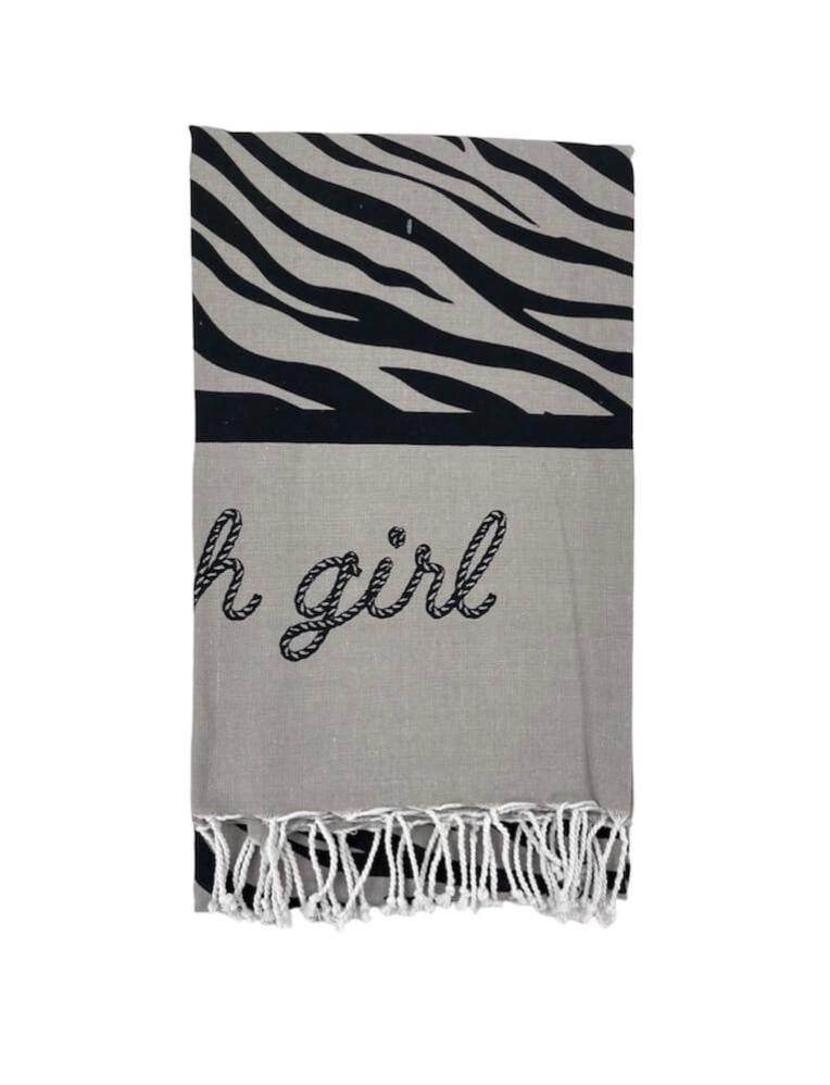 Telo Mare Stampato Unisex Zebra telo mare Lovely Beach - evabiancheria