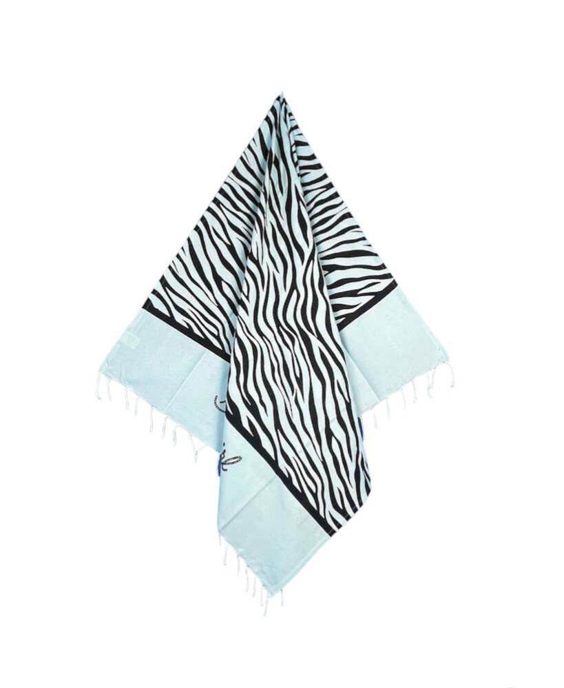 Telo Mare Stampato Unisex Zebra telo mare Lovely Beach - evabiancheria