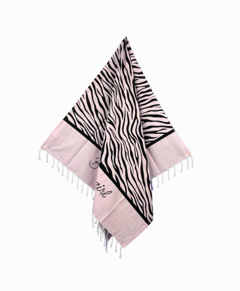 Telo Mare Stampato Unisex Zebra telo mare Lovely Beach - evabiancheria
