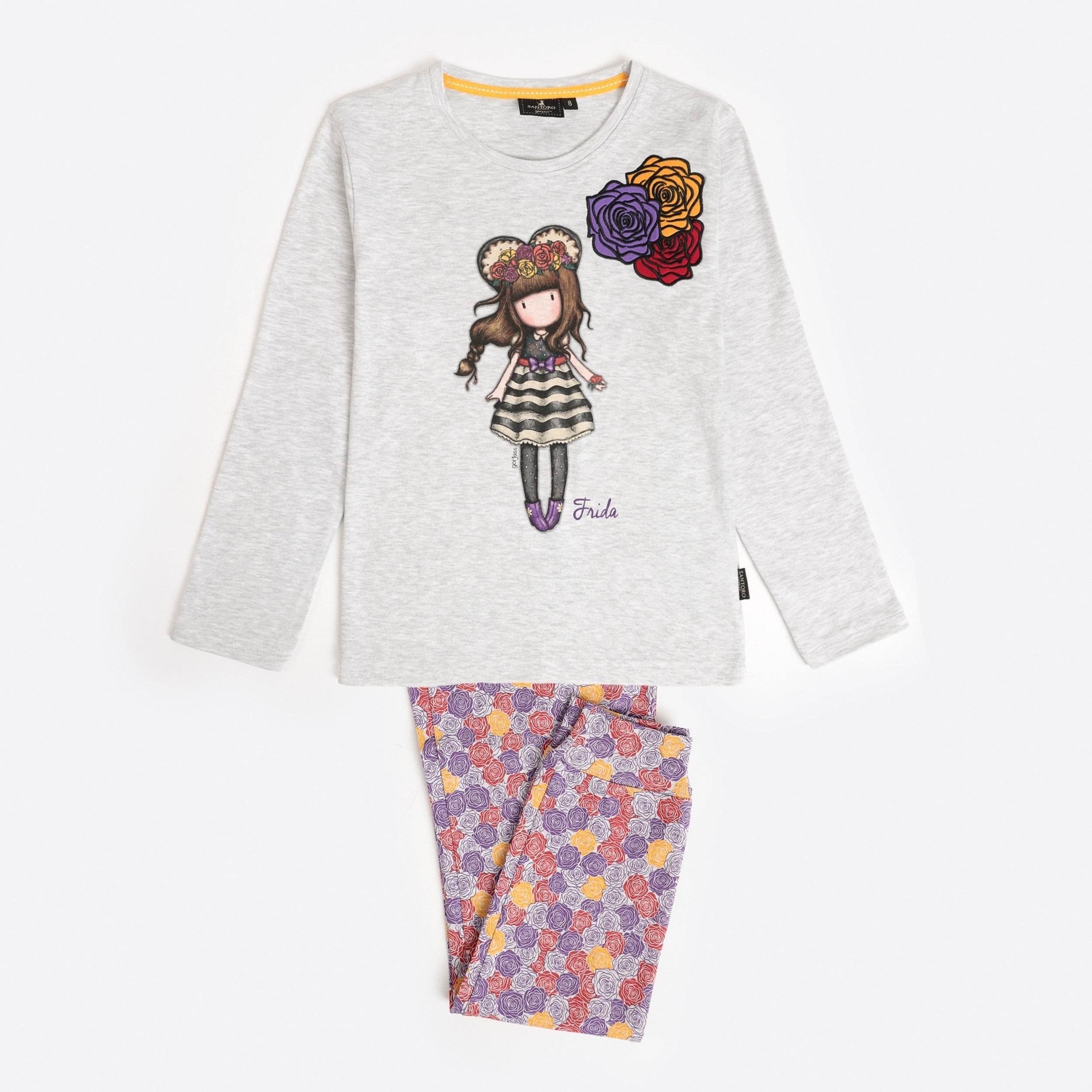 Pigiama Giro collo Bimba 62413 Santoro - evabiancheria