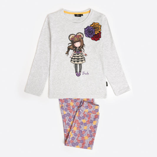 Pigiama Giro collo Bimba 62413 Santoro - evabiancheria