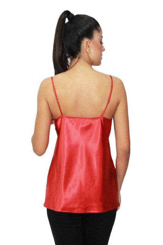 Top Bretellina Donna D1664 Ruggine Amadine - evabiancheria