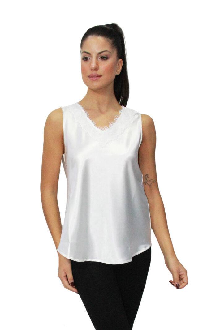 Top Spalla Larga Donna D1663 Amadine evabiancheria