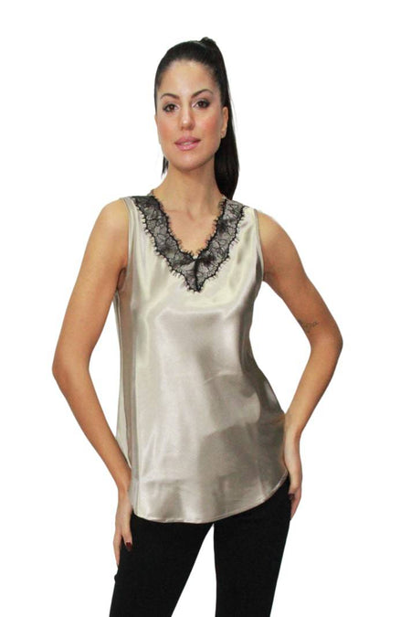 Top Spalla Larga Donna D1663 Amadine evabiancheria