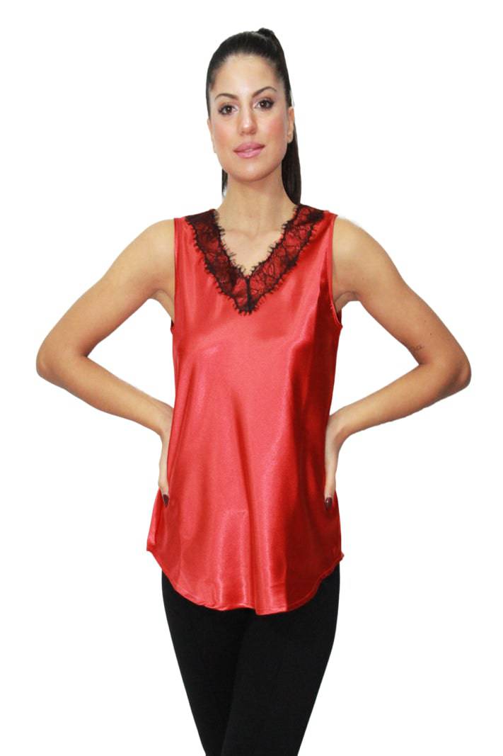 Top Spalla Larga Donna D1663 Amadine evabiancheria