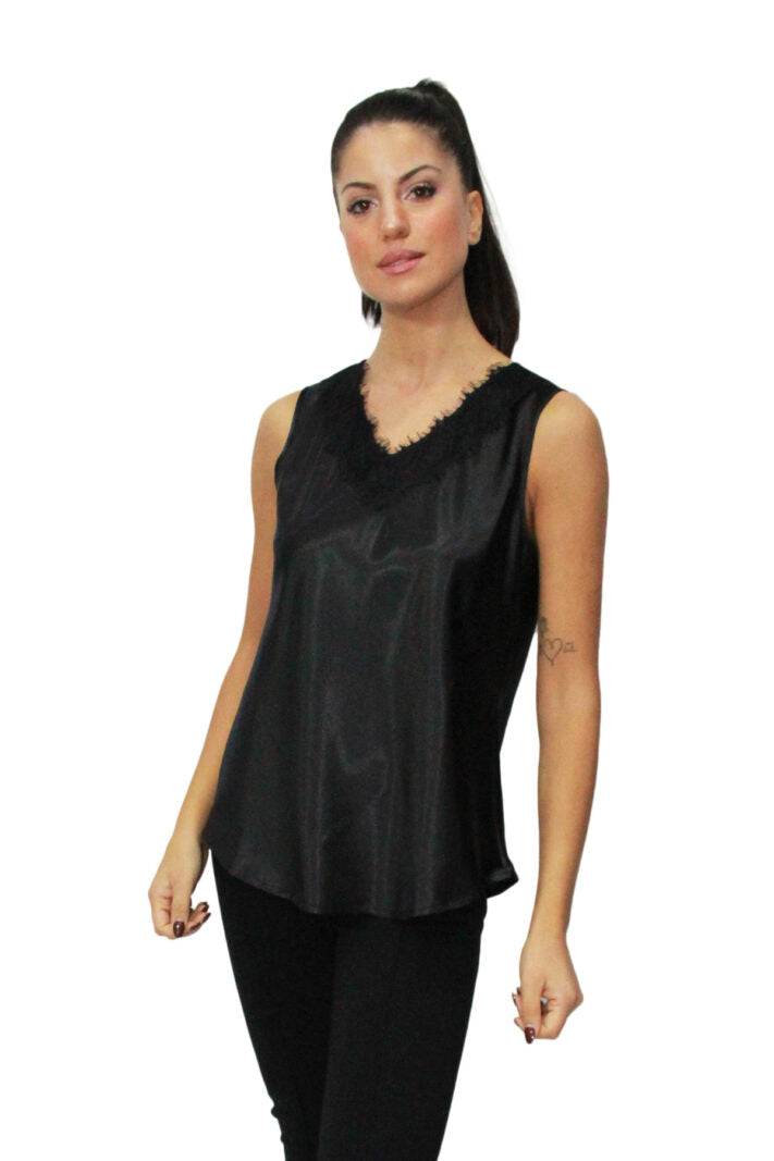 Top Spalla Larga Donna D1663 Amadine evabiancheria