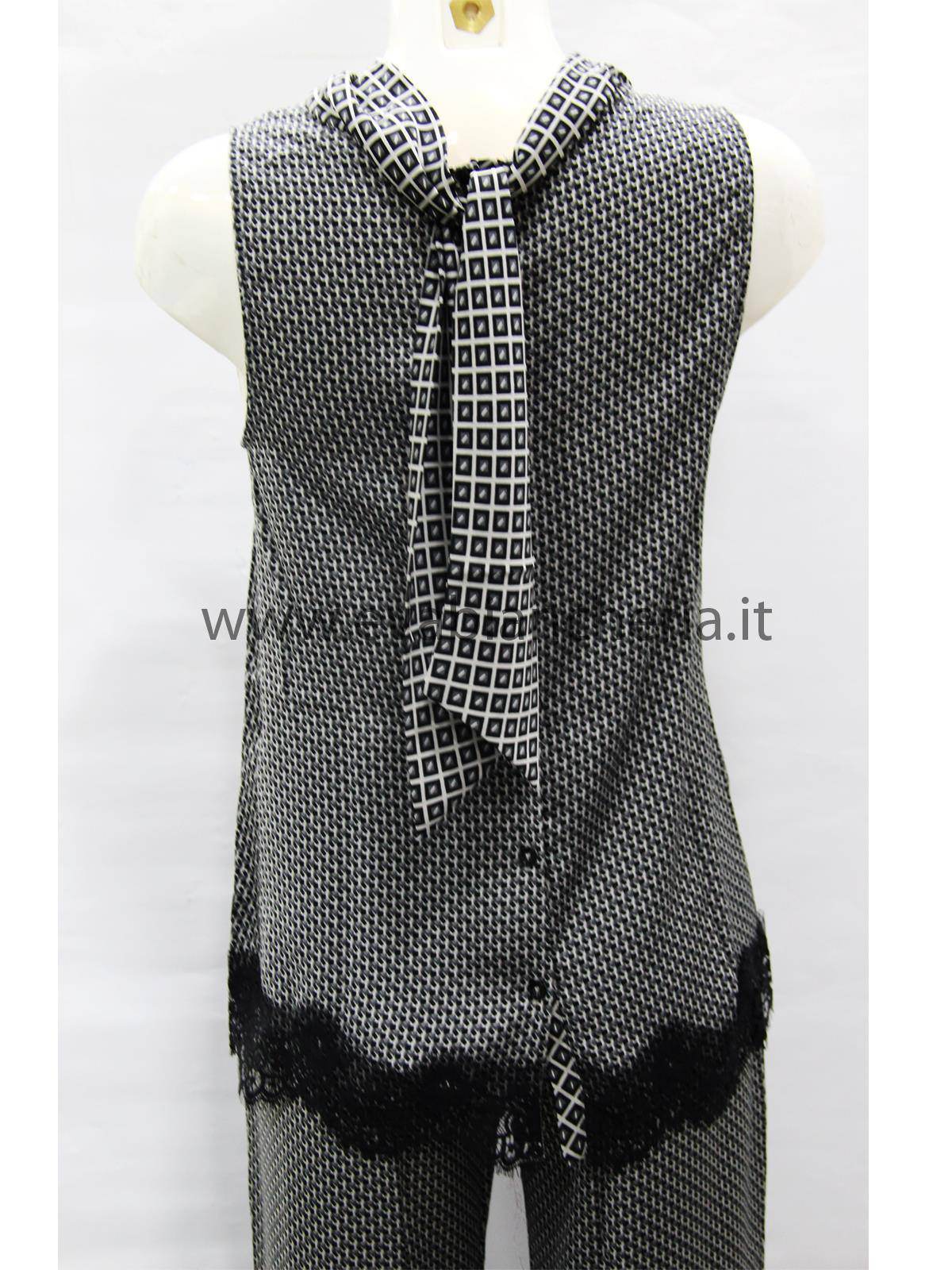 Top Spalla Larga Donna QDD Twinset - evabiancheria
