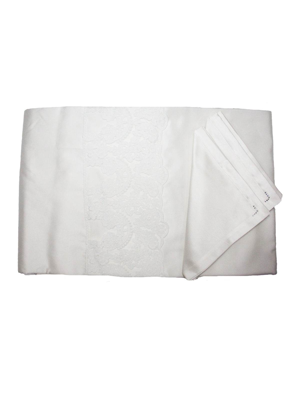 Tovaglia con pizzo Biancheria CRISTAL TOVX12 Agostini - evabiancheria