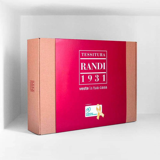 Tovaglia stampata natalizia Biancheria Juniper tov Tessitura Randi - evabiancheria