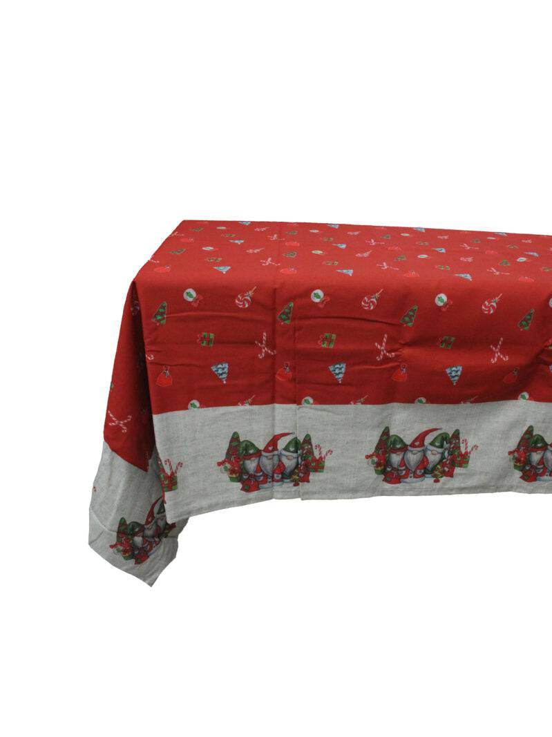 Tovaglia stampata natalizia Biancheria TOV TCB TRF06 Cotton Color - evabiancheria