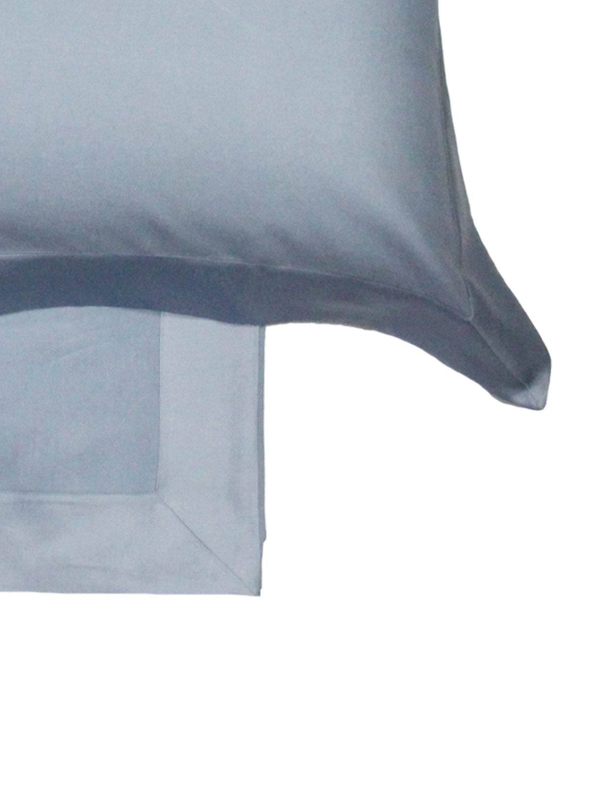 Lenzuola Bicolore Biancheria Balza Raso Cpl Eva Home - evabiancheria