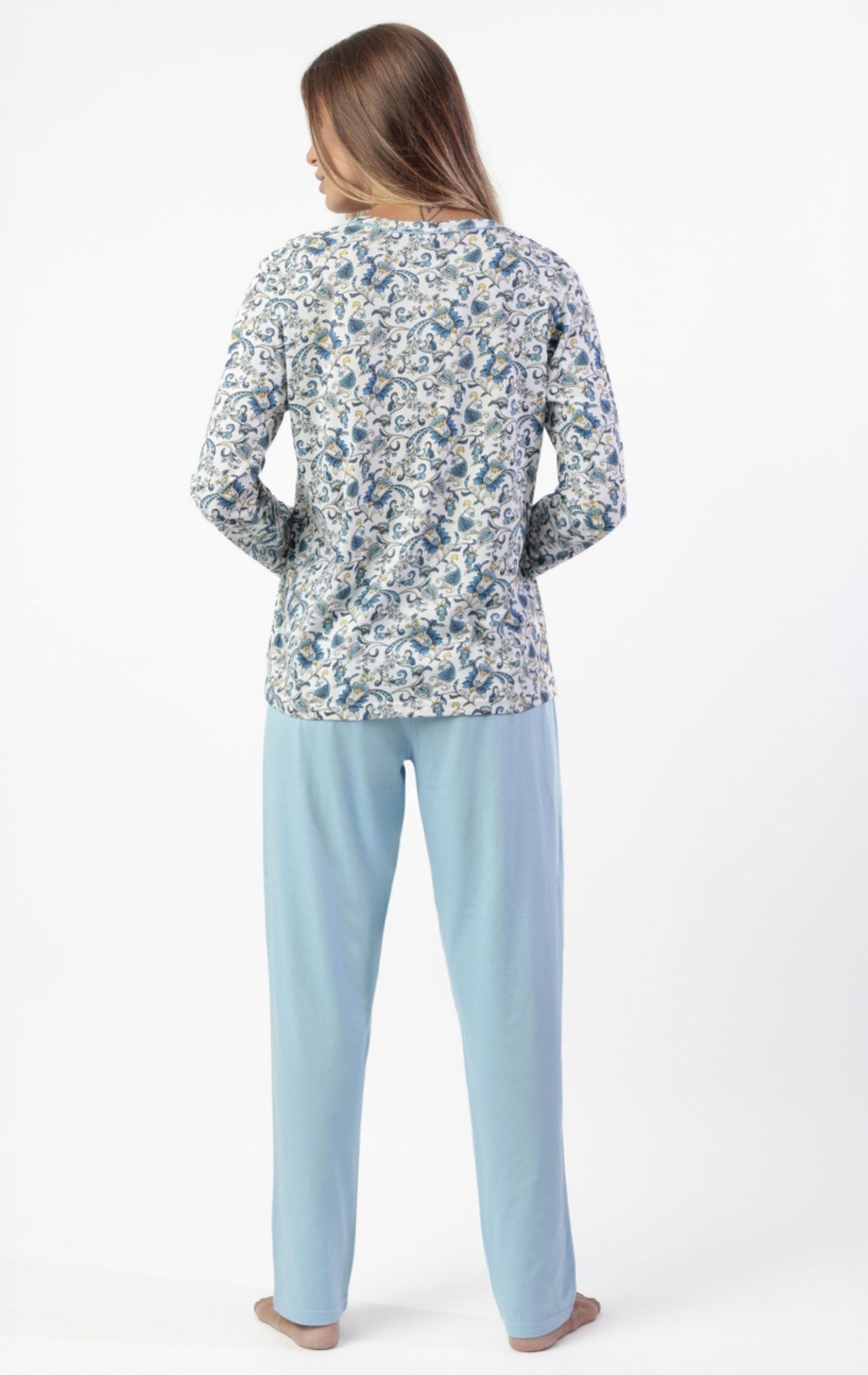 Pigiama Lungo Donna 63636 Admas