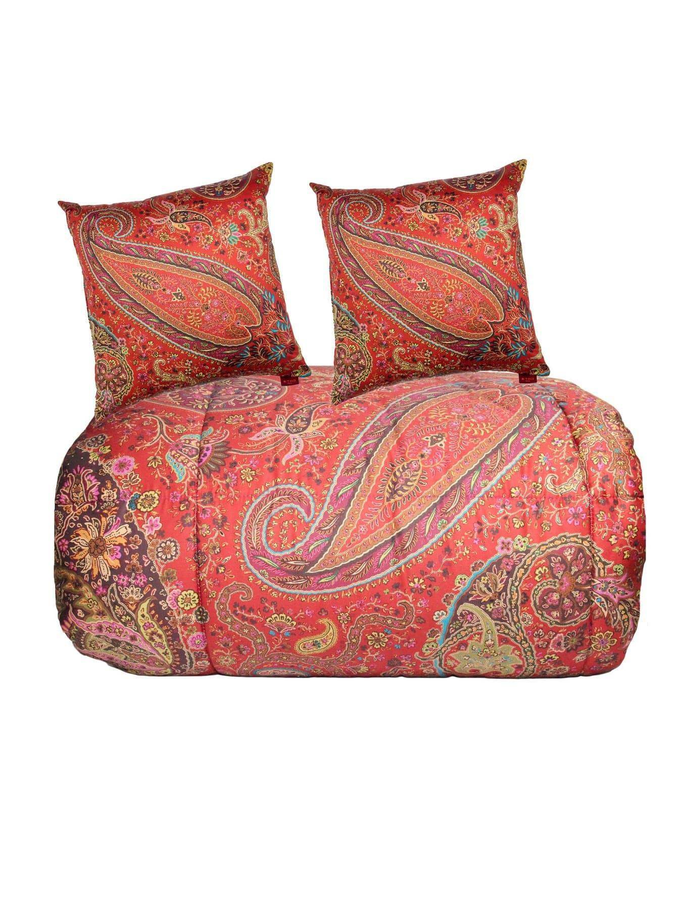 Trapunta + 2 cuscini Biancheria Maranta 48876/9244 K49551 9244 Etro Home - evabiancheria