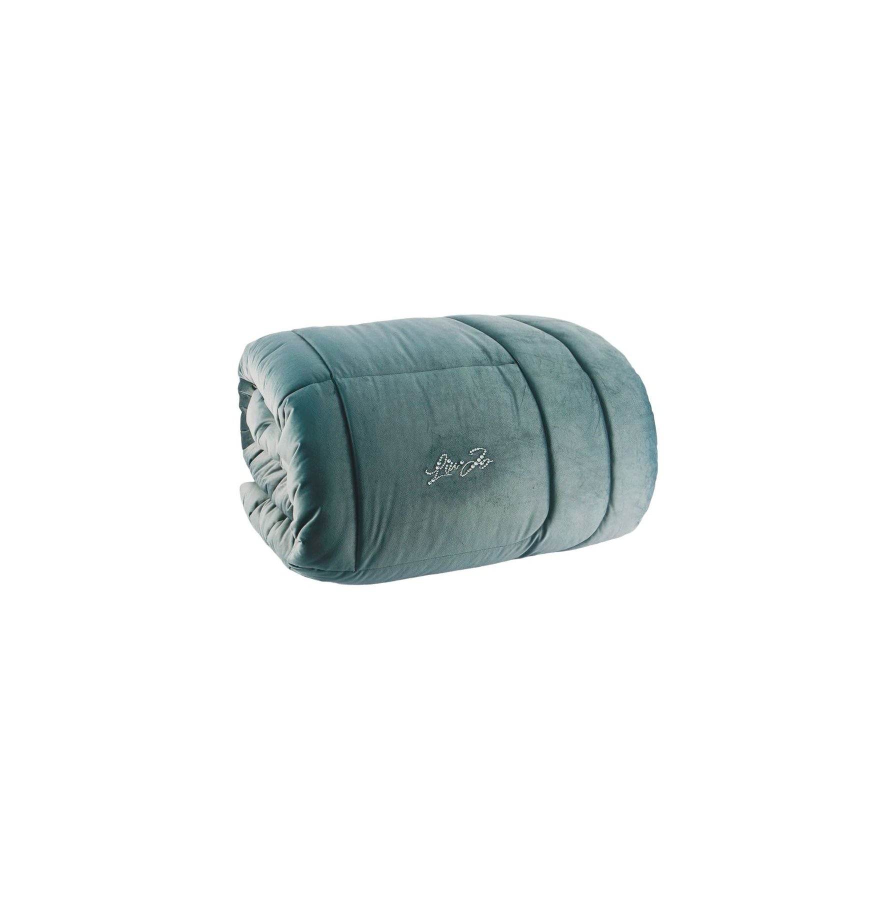 Trapunta Tinta Unita Biancheria Velluto Trap LL2185 Liu Jo Home - evabiancheria