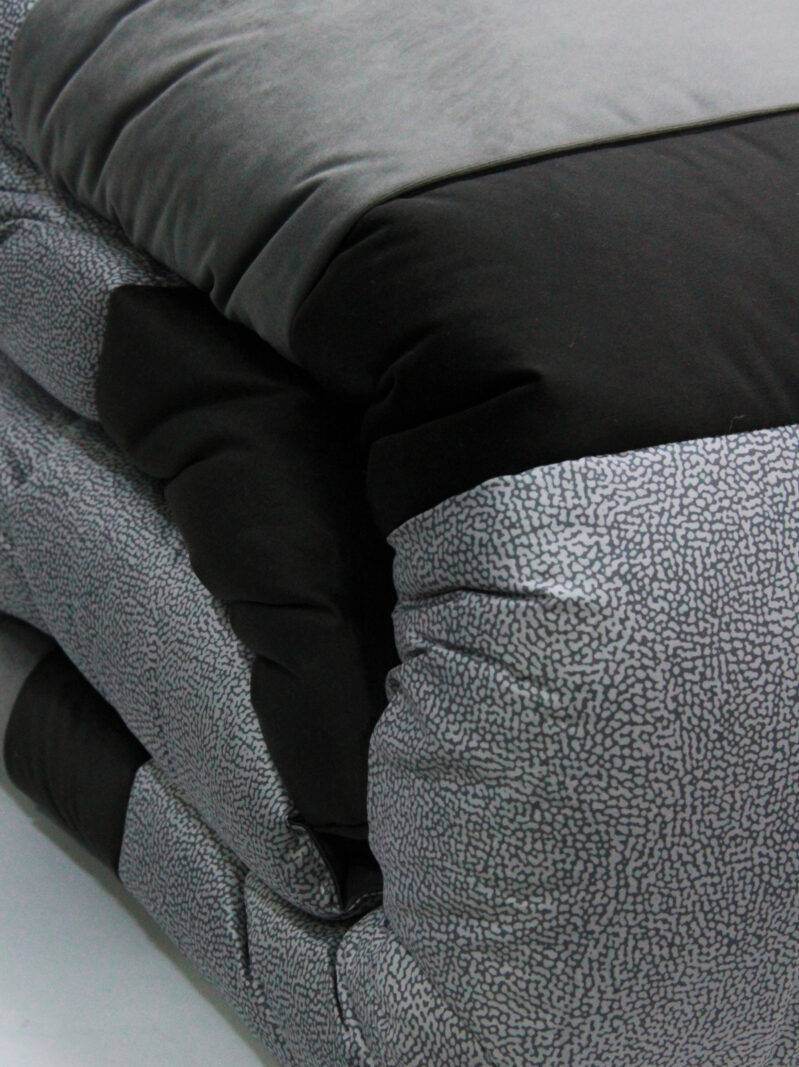 Trapunta jacquard Letto AVENUE PATCH TRAP Borbonese - evabiancheria