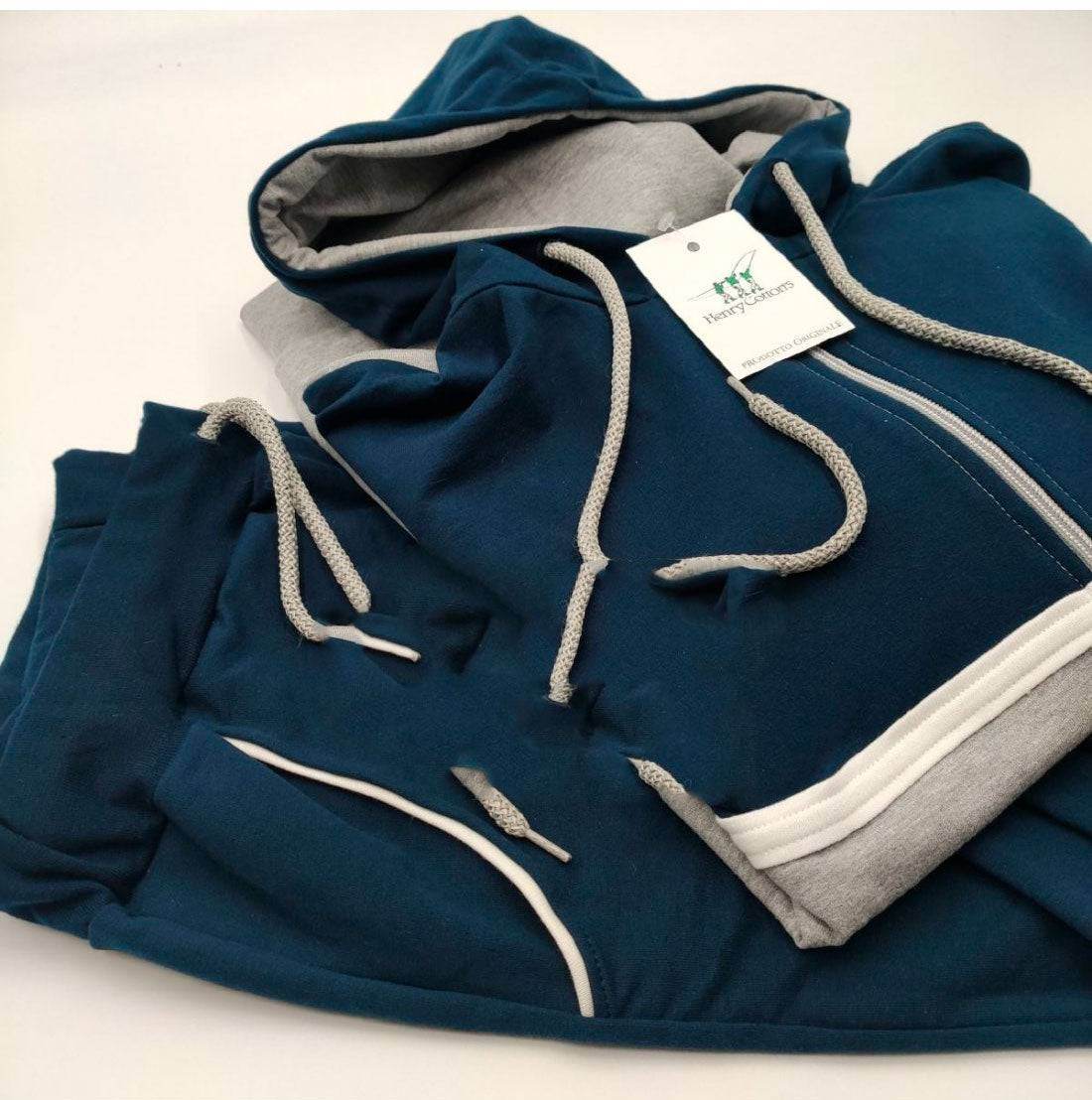 Tuta con cappuccio Uomo HC356 Henry Cotton's - evabiancheria