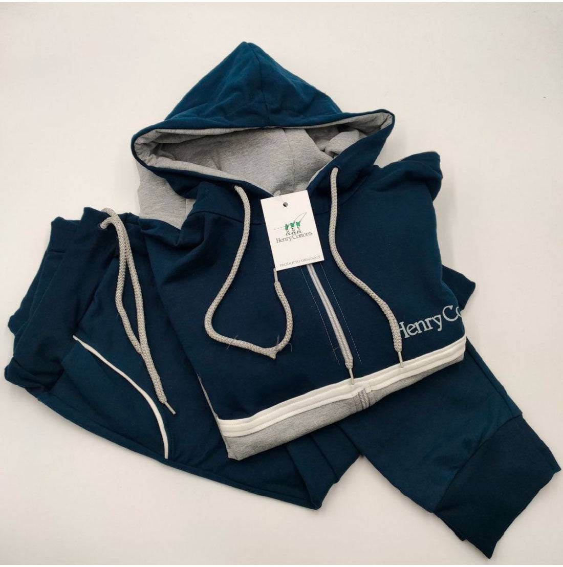 Tuta con cappuccio Uomo HC356 Henry Cotton's - evabiancheria