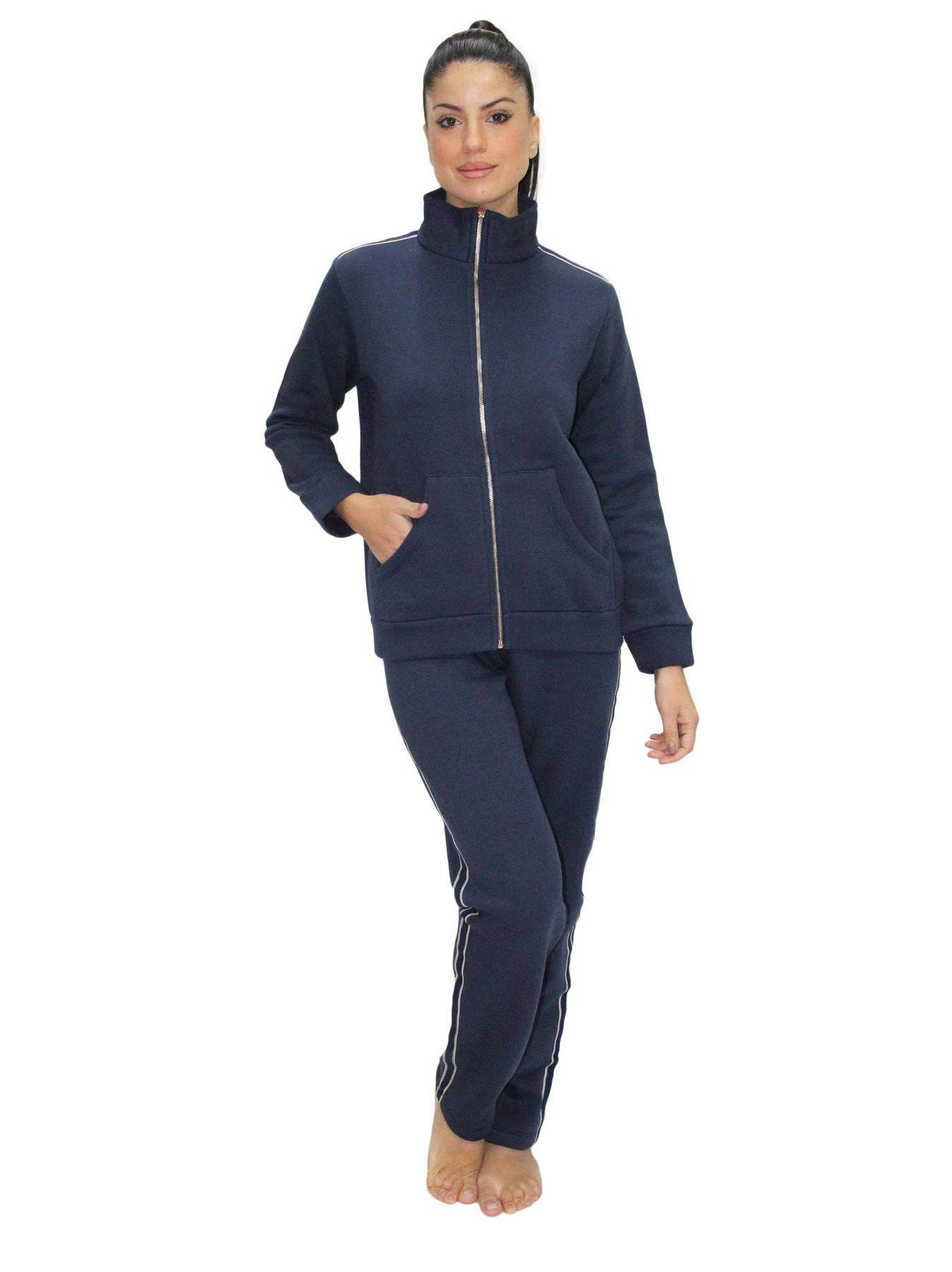 Tuta con zip Donna I2363 Fida - evabiancheria