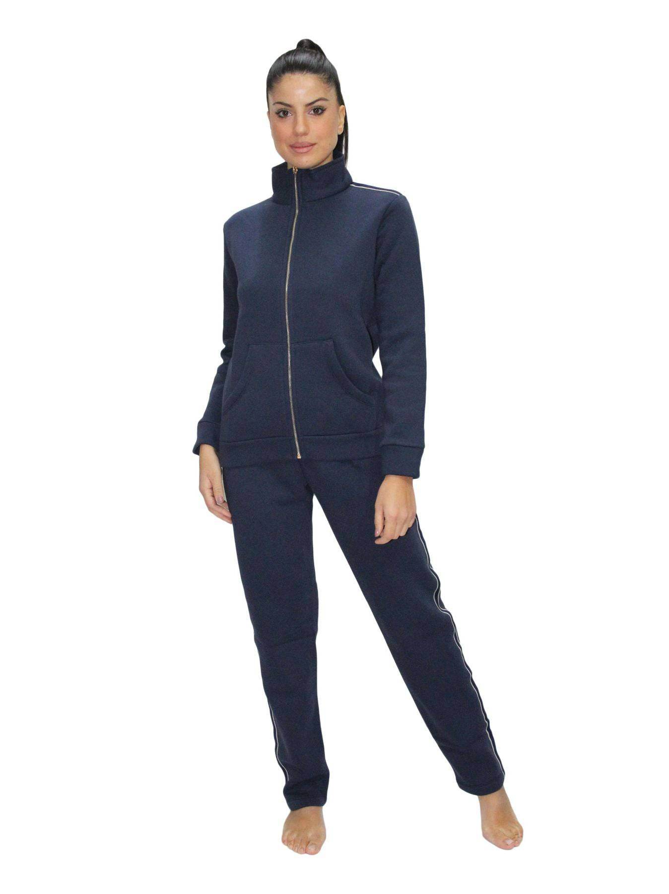 Tuta con zip Donna I2363 Fida - evabiancheria