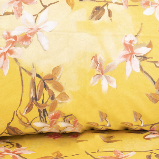 Lenzuola Stampato Biancheria Sauvage Flowers MIrabello - evabiancheria