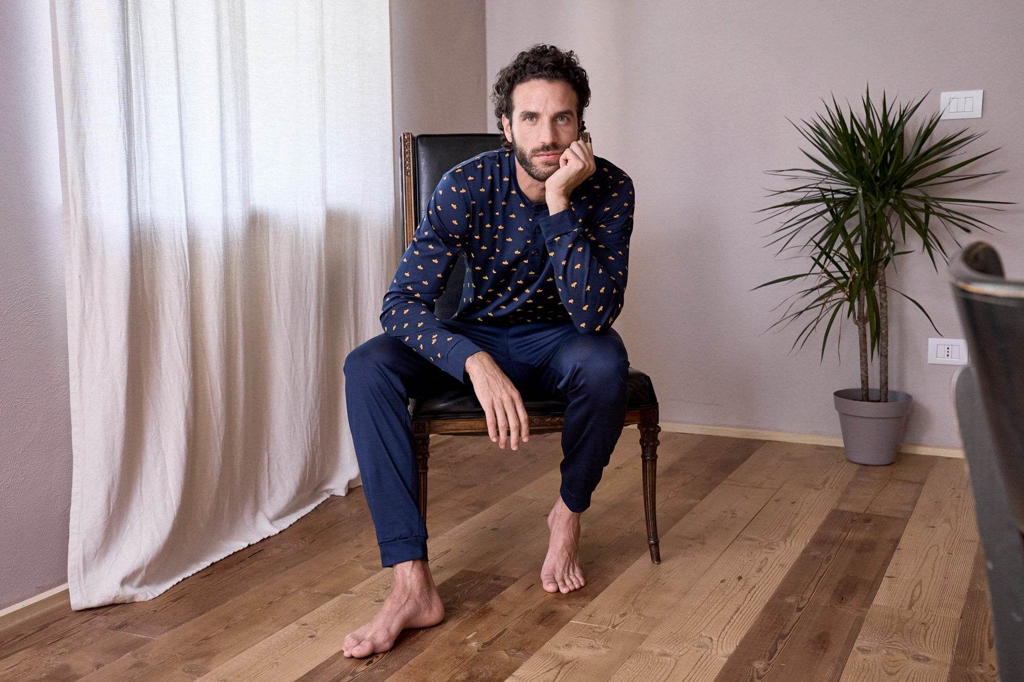 Pigiama Lungo Uomo Sarzana JAL290 Julipet - evabiancheria