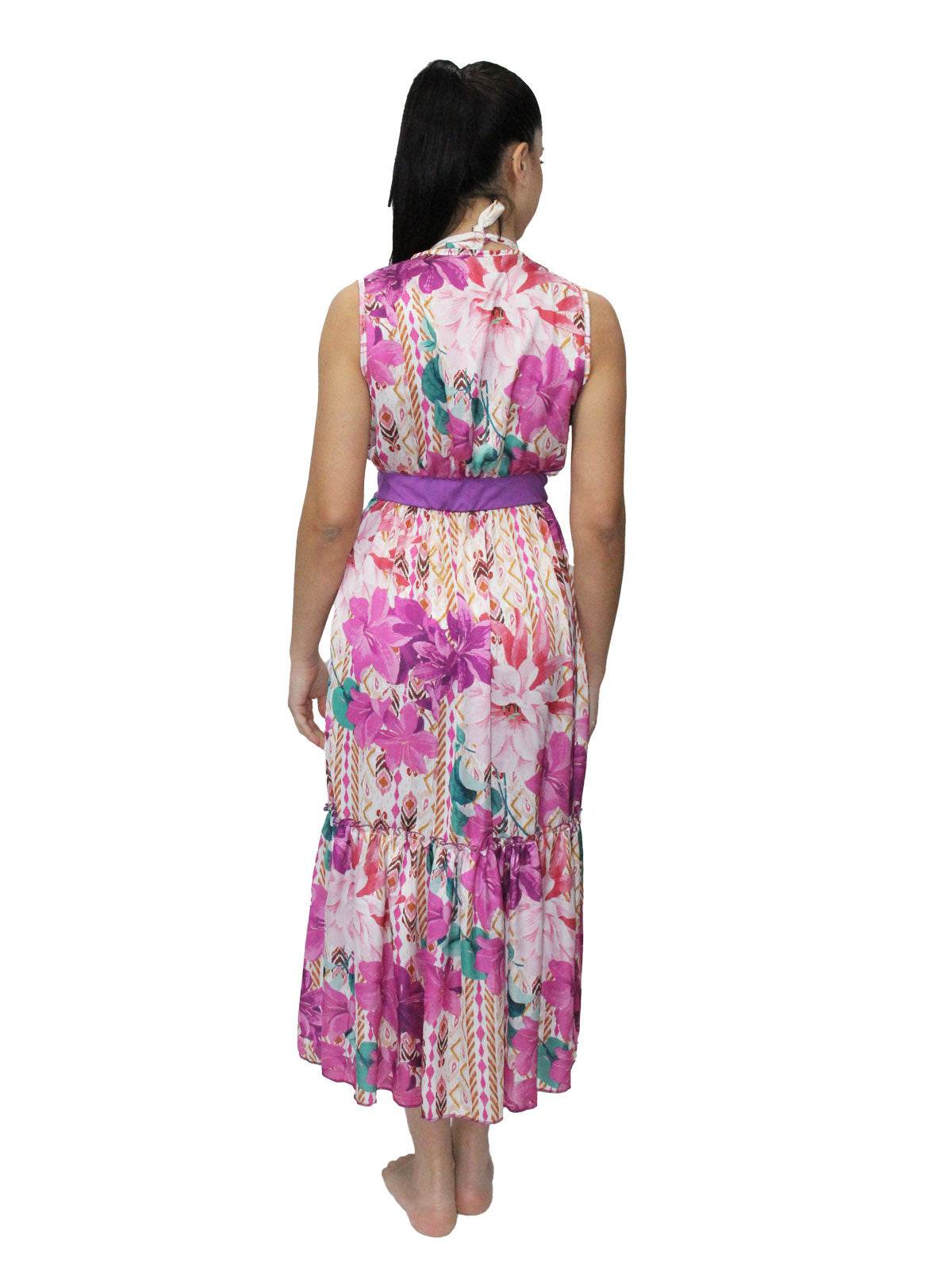 Abito Lungo Donna H106 Huitre - evabiancheria