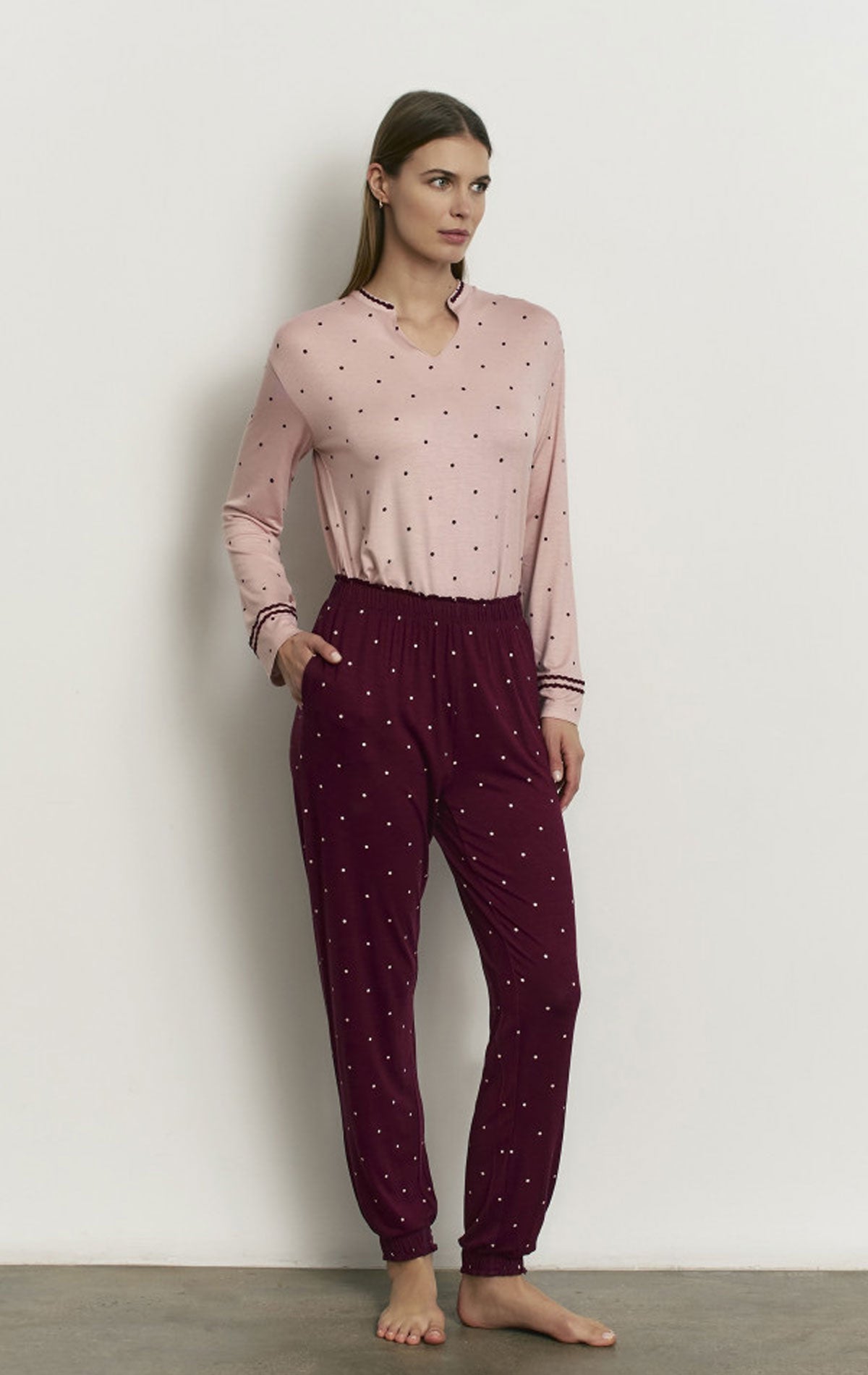 Completo pigiama Pigiama +Giacca Donna N21753 Promise