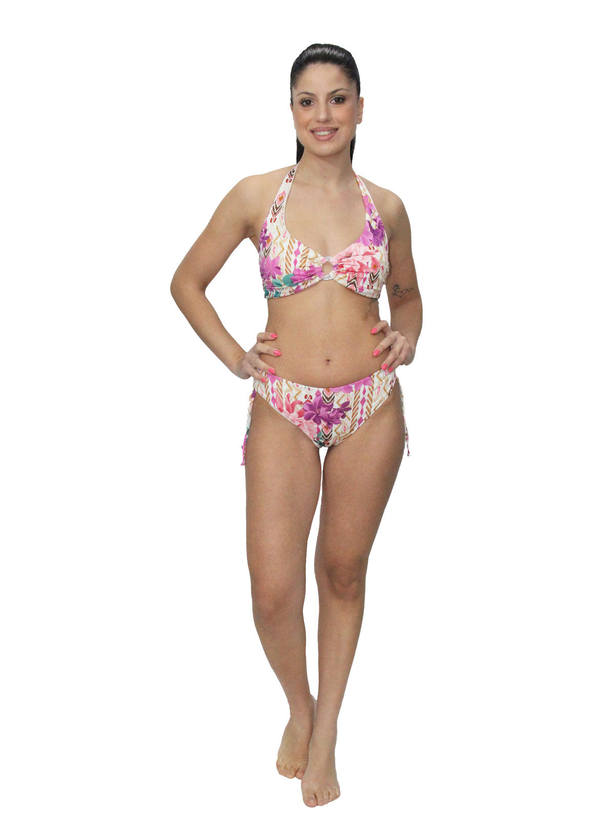 Bikini Sfoderato con ferretto Donna H404 Huitre