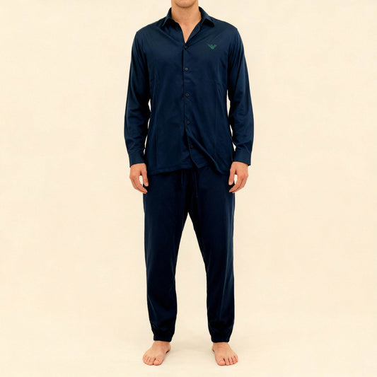 Pigiama Giro collo Uomo AF10789 EM000615 Emporio Armani - evabiancheria