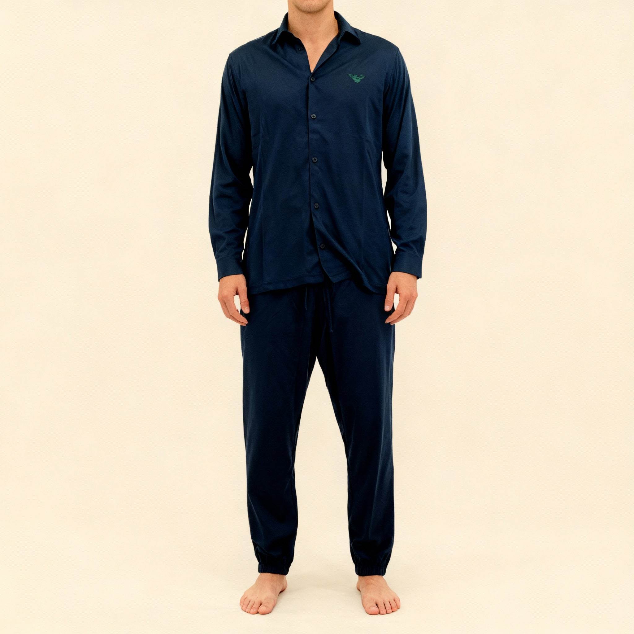 Pigiama Giro collo Uomo AF10789 EM000615 Emporio Armani - evabiancheria